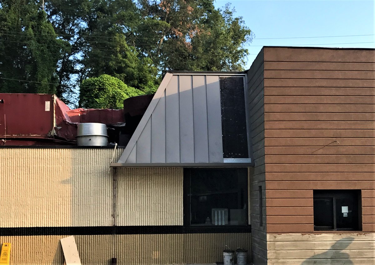 Arby's Knoxville Standing Seam Metal Roof Repair Knoxville, TN